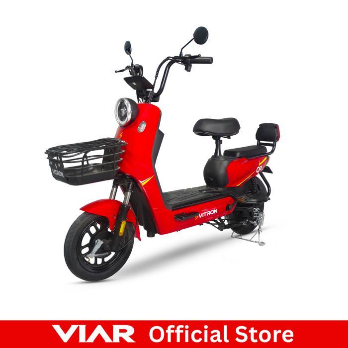 PROMO GASPOLL Sepeda Listrik VIAR Vitron O2 - Merah