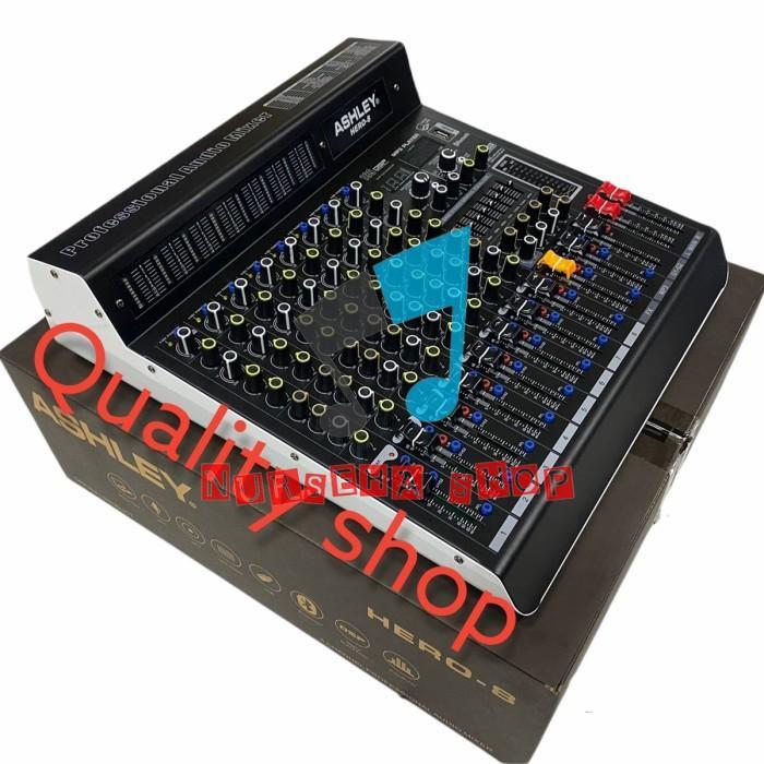 MIXER ASHLEY HERO-8 HERO8 HERO 8 / 8 CHANNEL ORIGINAL ASHLEY