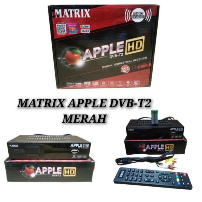 SET TOP BOX MATRIX APPLE MERAH HD DVB-T2