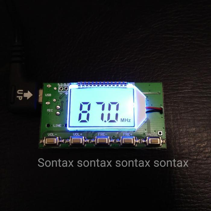 fm transmitter stereo pemancar fm pll 87 108mhz dsp digital SCelectro