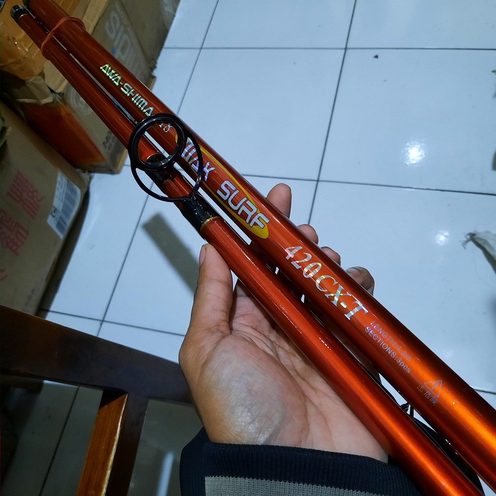 Joran Pancing laut 420CX-T Awashima Max Surf 420