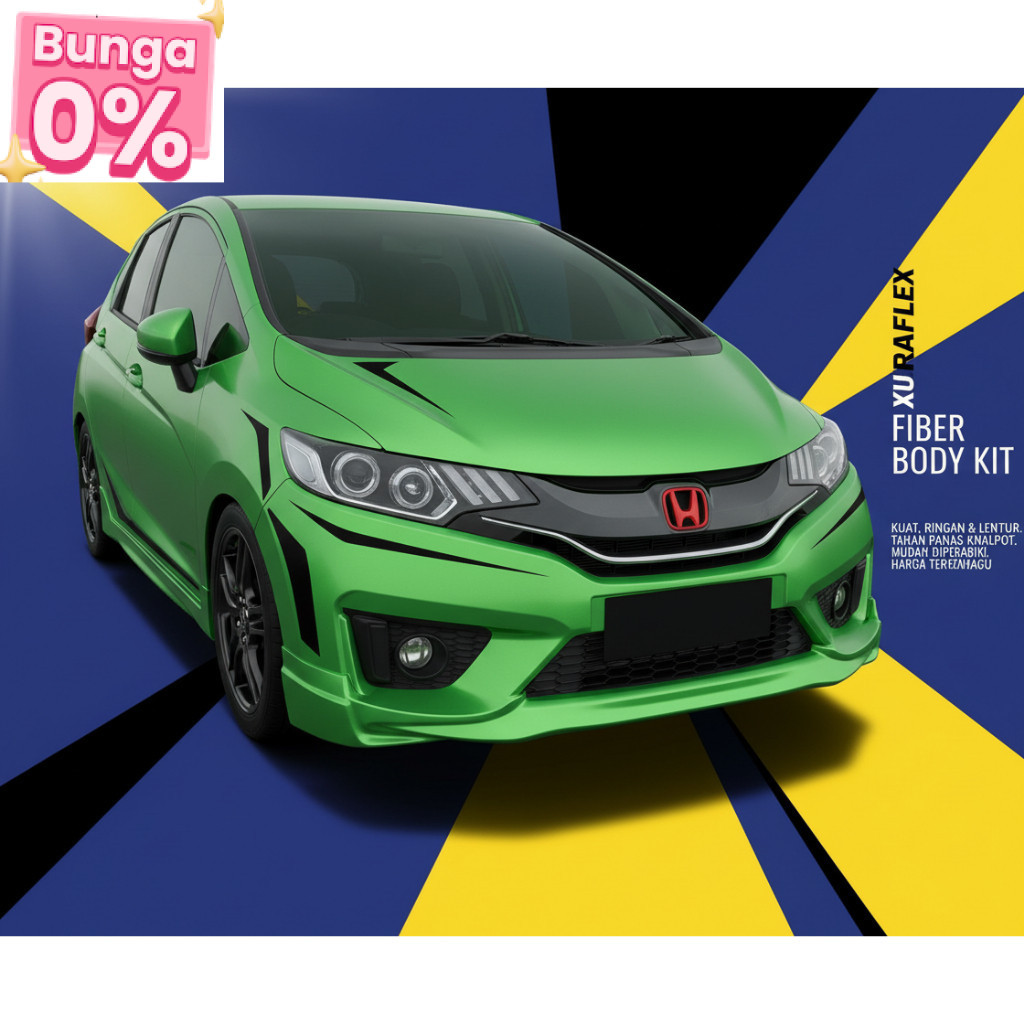 cicilan 0% Bodykit Honda Jazz GK5 2014-2017 mugen body kit jazz gk5 mugen