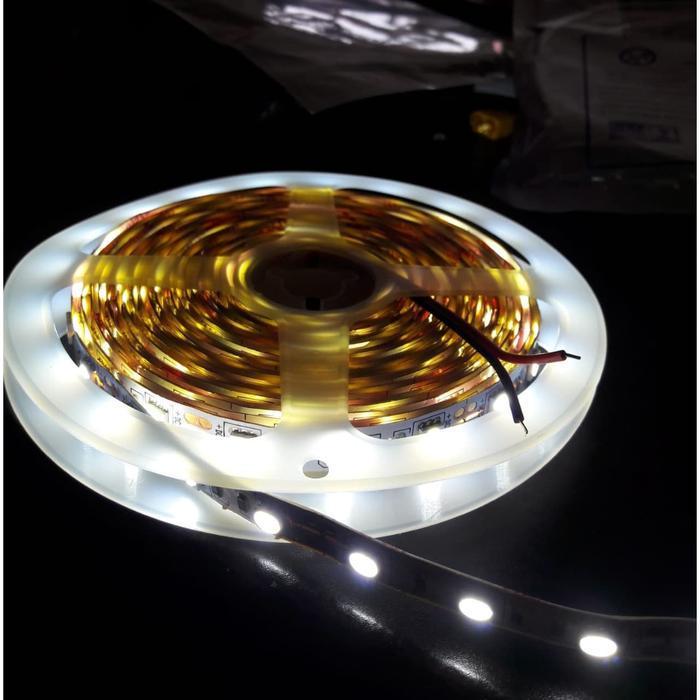 Lamp SMD LED strip Flexible Strips 5M 12V 5050-60 IP33 Putih