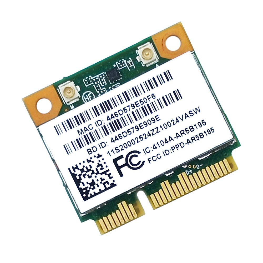 AR5B195 WIFI Network Card for Lenovo G480 G580 G780 Y480 Y580 Y570 Z485 24G Bluetooth 30 mini pcie W