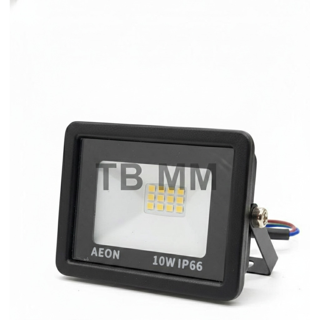 Lampu Sorot LED AEON 10 Watt IP66 Outdoor - Lampu Tembak Taman Kuning Warm White
