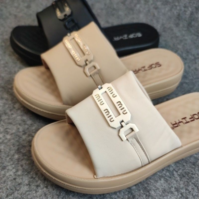 SOFIYA ORI 2222 10 SANDAL WANITA IMPORT / SENDAL WEDGES / SANDAL WEDGE 4CM