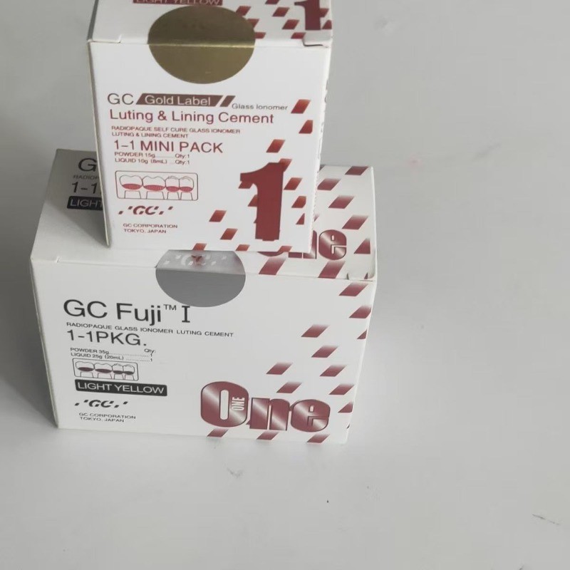 Dental GC Fuji I Glass Ionomer Cement Bonded Porcelain Crown All Ceramic Metal Bonng Veneer Filling 