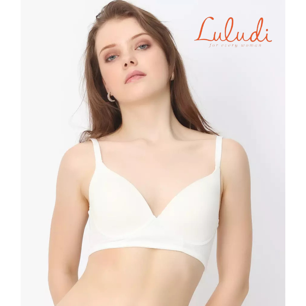 Bra Wanita LULUDI BY WACOAL tanpa kawat busa tipis full cup / Pakaian Dalam Underwear LLB60103 By Se