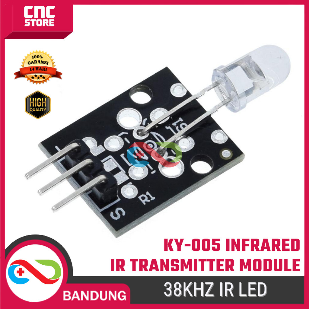 KY-005 Infrared IR Module Transmitter – Modul Pemancar Infra Merah untuk Arduino, Remote & Proyek El