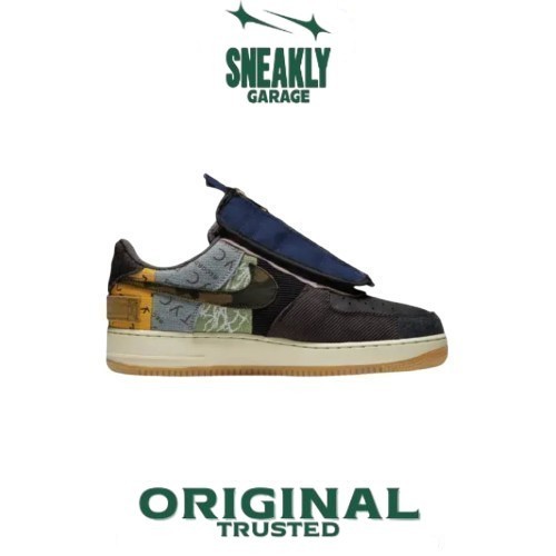 Sepatu Travis Scott x Nike Air Force 1 Low 'Cactus Jack'    Sneakers Unisex