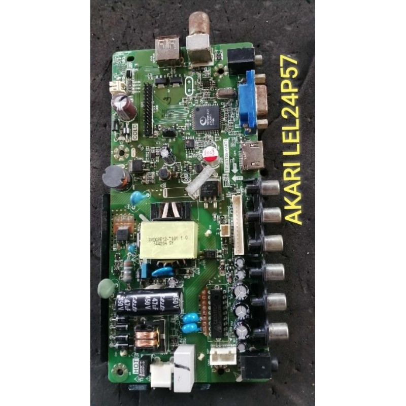 MB - MAINBOARD - MOTHERBOARD - MOBO - MICOM - MODUL - MESIN TV LED AKARI LE24P57 - LE-24P57 - 24P57