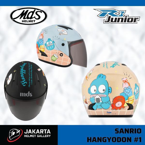MDS Sport R3 Junior Sanrio Hangyodon #1 Helm Half Face SNI