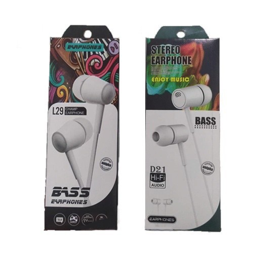 Headset Earphone D21 L29 Stereo ROHMAN JAYA99 rj99