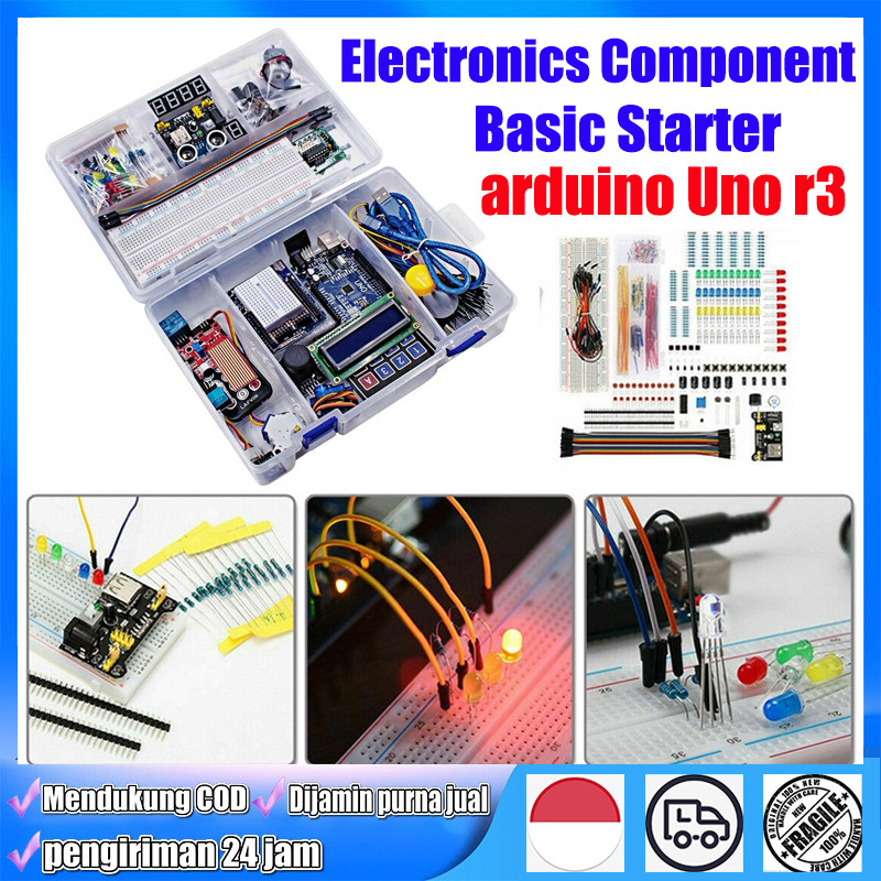 Arduino Uno R3 Starter Kit Paket Lengkap Compatible 2/Arduino Uno R3 RFID Starter Kit