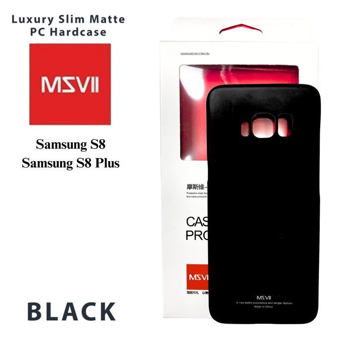 MSVII Luxury Thin Case For Samsung Galaxy S8 / S8 Plus [ORIGINAL] - Hitam, Samsung S8 Plus