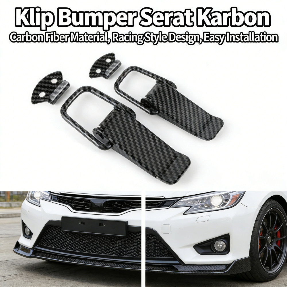 Bumper Mobil Klip Aksesoris Motor Set Baut Body Carbon Klip Bumper Besar Racing Klip Bumper Universa