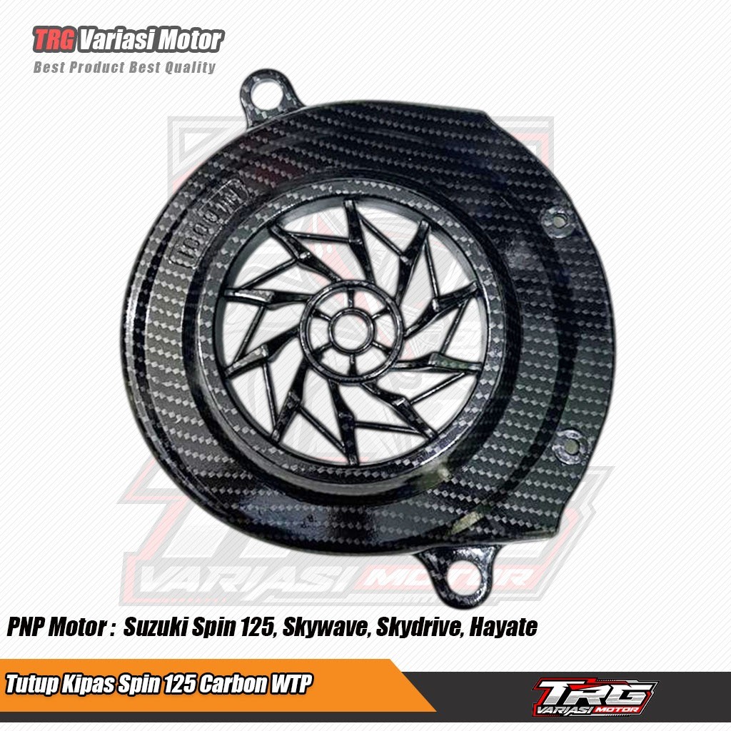 Cover Kipas Spin 125 Carbon WTP Cover Kipas Skywave 125 Original TRG