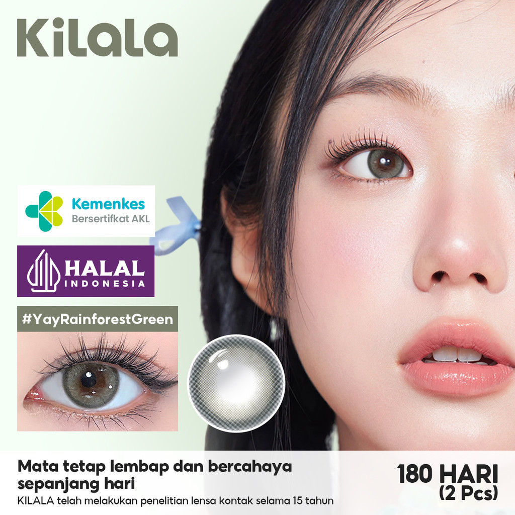 Mirarose08 - Lensa Kontak Mata Warna, 2pcs Lensa Kontak Minus untuk Penggunaan 6 Bulan, Dikirim deng