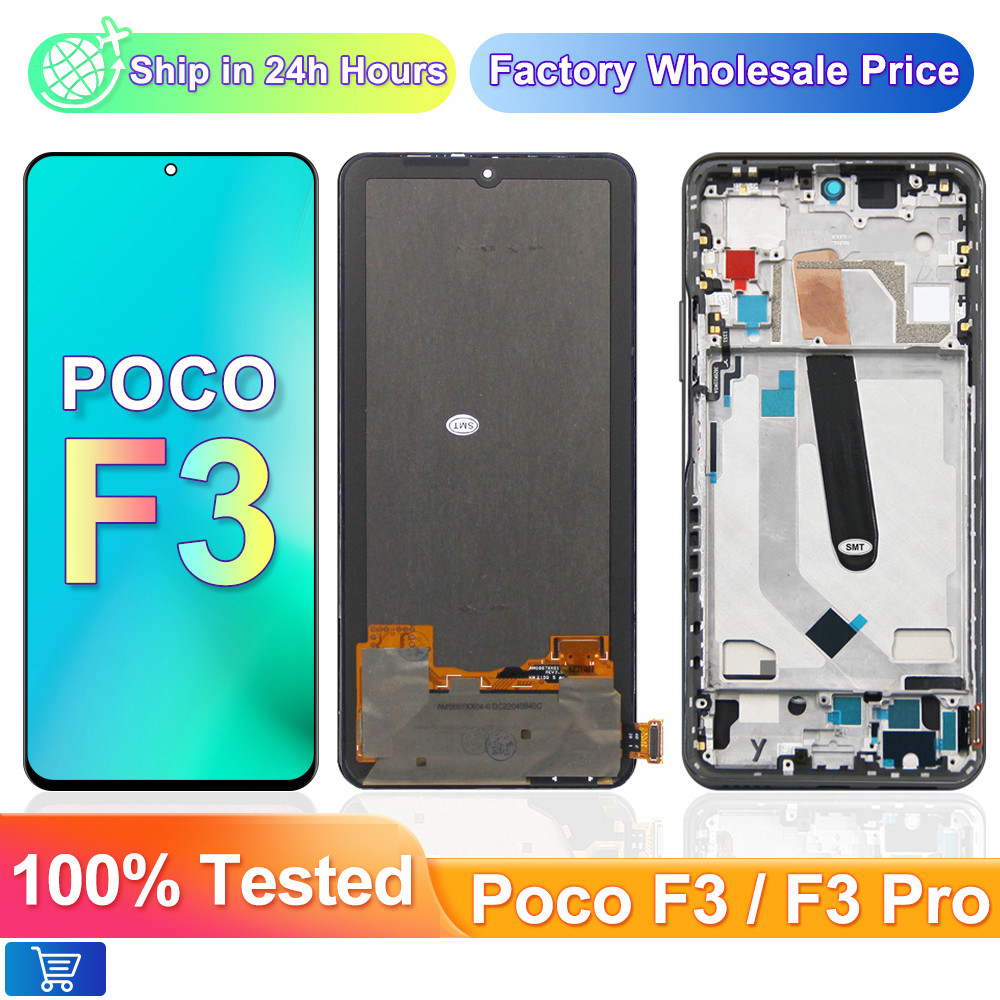 AMOLED For Xiaomi POCO F3 LCD splay Tou Screen gitizer Assembly Replacement For POCO F3 M2012K11AG R