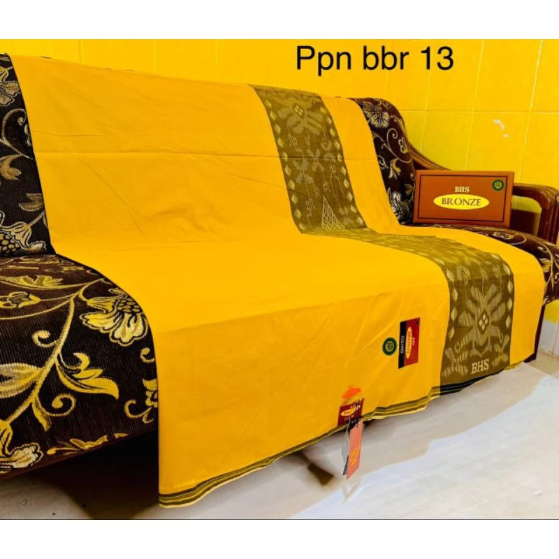 [RamadhanSale] motif random Sarung BHS Cosmo Bronze Sutra Batik (COD/Bayar Di Tempat)
