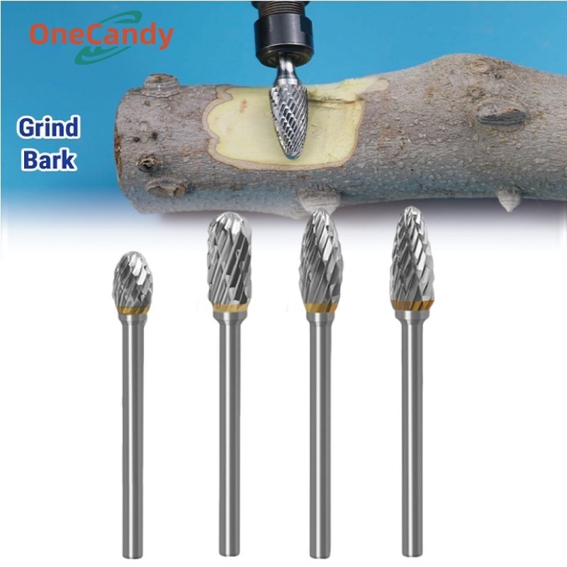 Mata Bor Tuner Panjang 3x6x100MM / Mata Cuner Alat Cuner Porting Tungsten Carbide Shank 3MM Kualitas