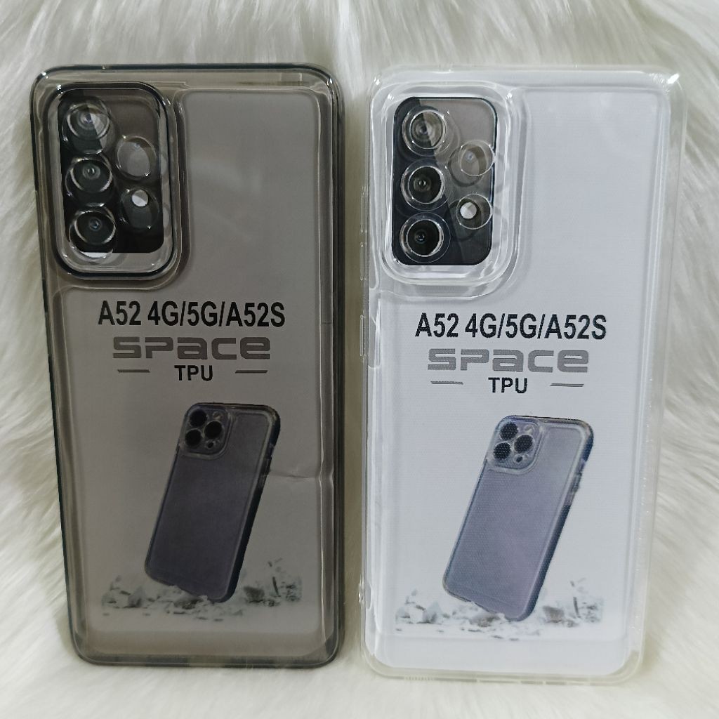 Soft Case Casing Original Space Samsung A52 4G/5G/A52S Silikon Bening Transparan Pelindung Belakang 