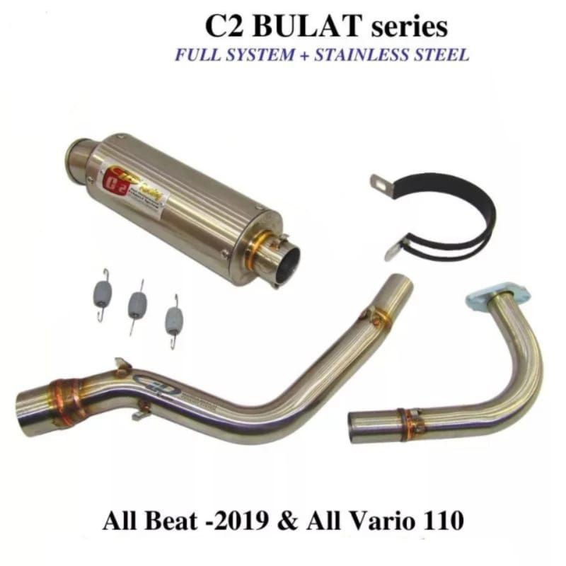 CLD C2 BULAT SERIES KNALPOT RACING BEAT 2019 & VARIO 110