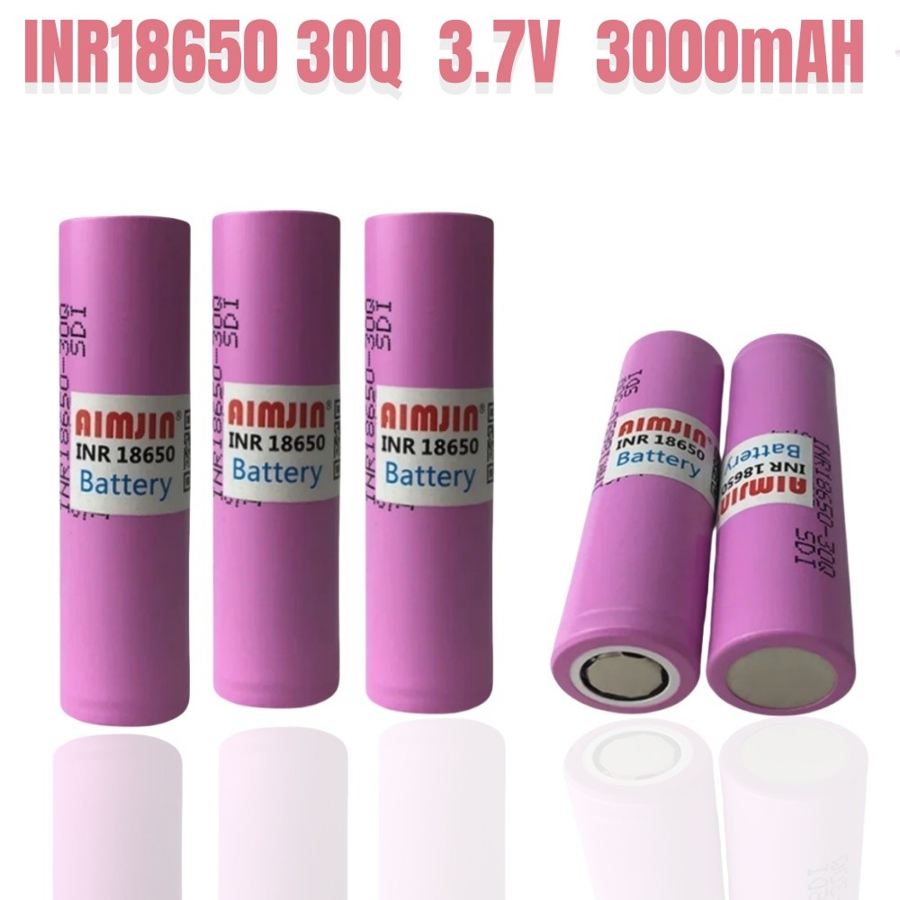 INR18650 30Q 3.7V Reargeable Li-ion Battery 30A sarge for Samsung INR18650 Flashlight Car LED Light