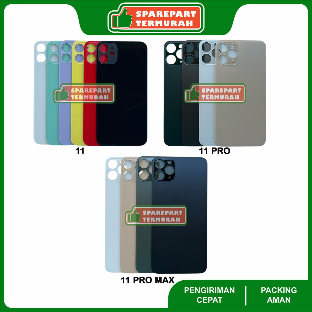 Backdoor Back Glass For Iphone 11 - 11 Pro - 11 Pro Max