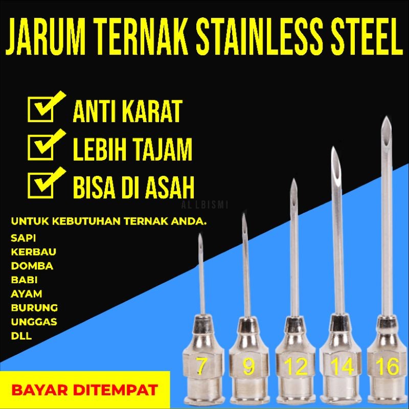 Jarum Suntik Hewan Suntikan Jarum Suntik Hewan Ternak Kambing Domba Sapi Kuda Ayam