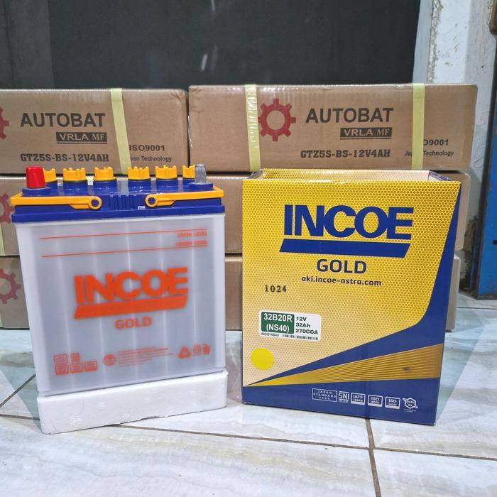 Aki/Accu mobil Incoe basah Ns40 Avanza, terios,Rush,DllS- JTools