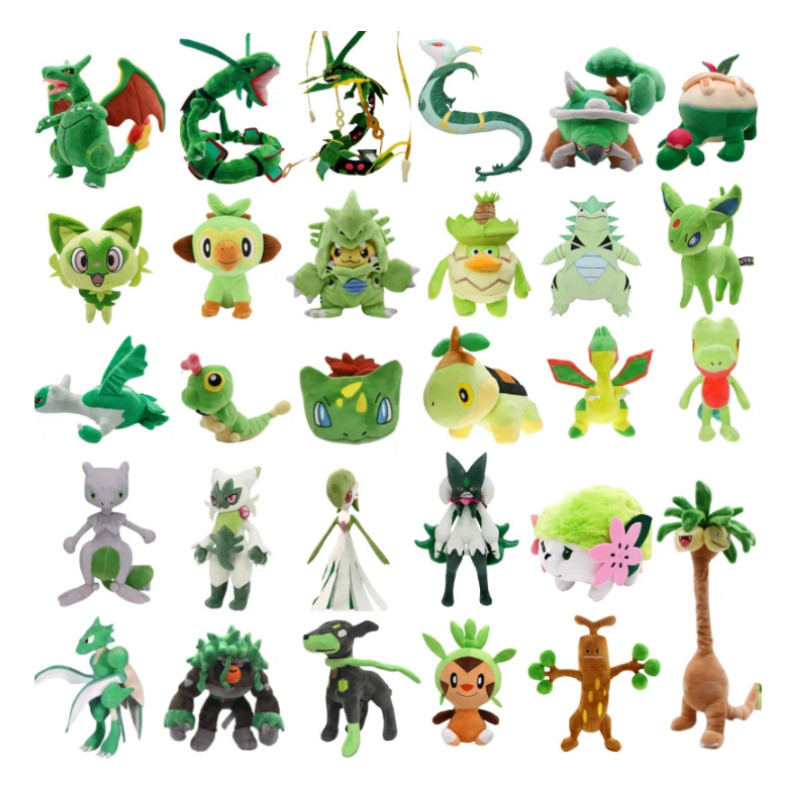 Pokemon Plush Toy Zygarde Eevee Rayquaza arizard Mewtwo Sprigatito Sudowoodo Latios Rillaboom Cute S