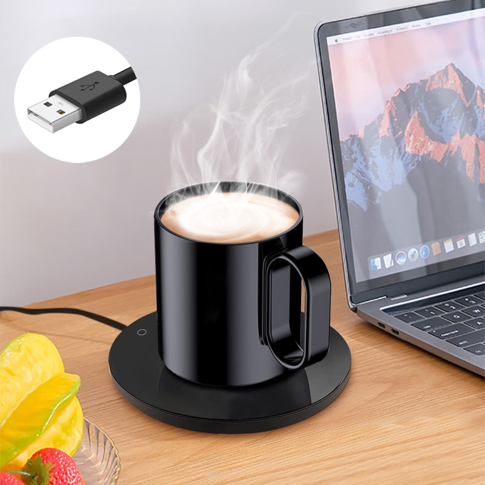 Mug Warmer USB Cup Warmer Coffee Cup Heater Thermostatic Heating Coaster Cup Electric Milk Tea Coffe