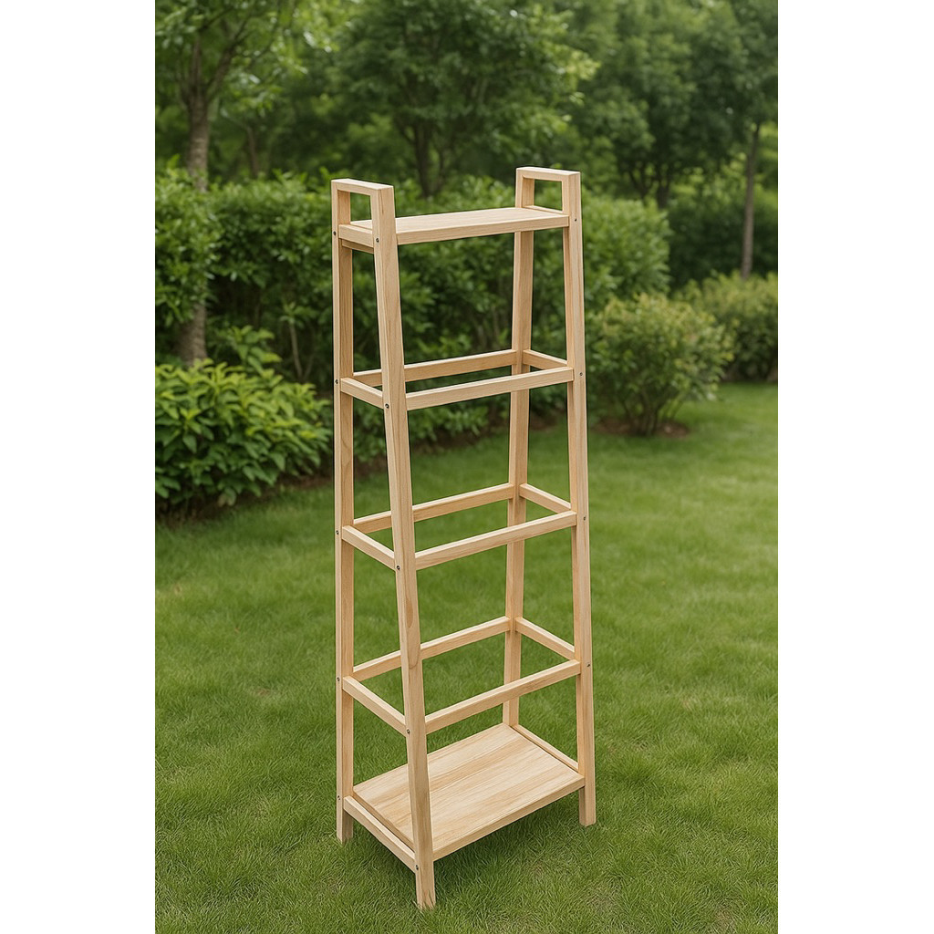 rak mukena/hijab/sarung minimalis dan elegan kayu mahoni PHW2