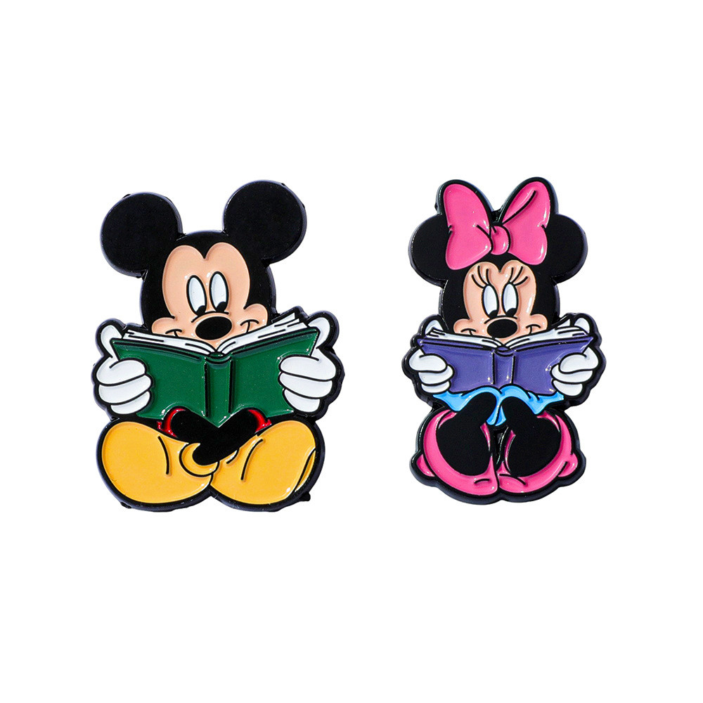 Cute Cartoon Enamel Pin sney Mickey Mouse Broo Metal Badge for Backpack Denim Jacket Decoration Perf