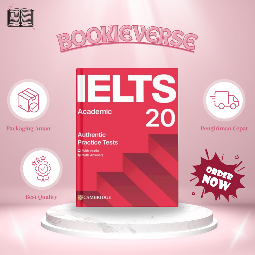 Buku Persiapan Tes Bahasa Inggris | IELTS 20 Academic