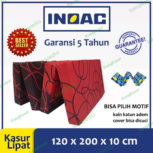 kasur busa inoac lipat 4 (200x120x10)