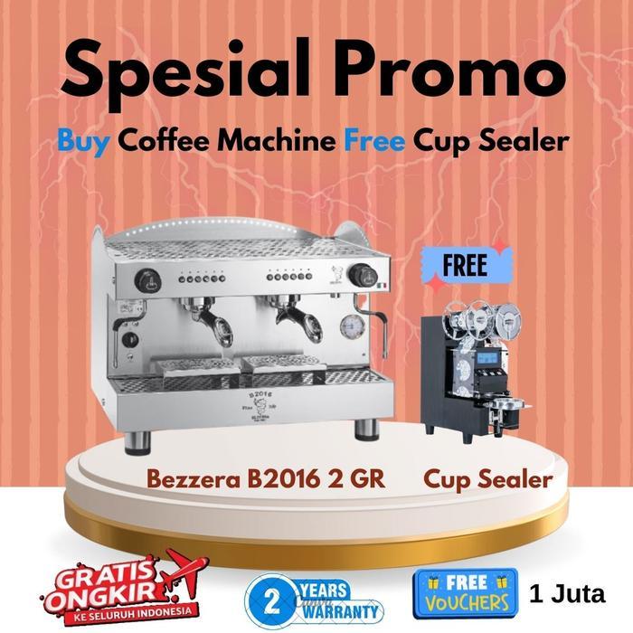 PROMO SPESIAL RAMADHAN Mesin Kopi Bezzera B2016 2 Group Garansi 2 Thn Free Instalasi+Training