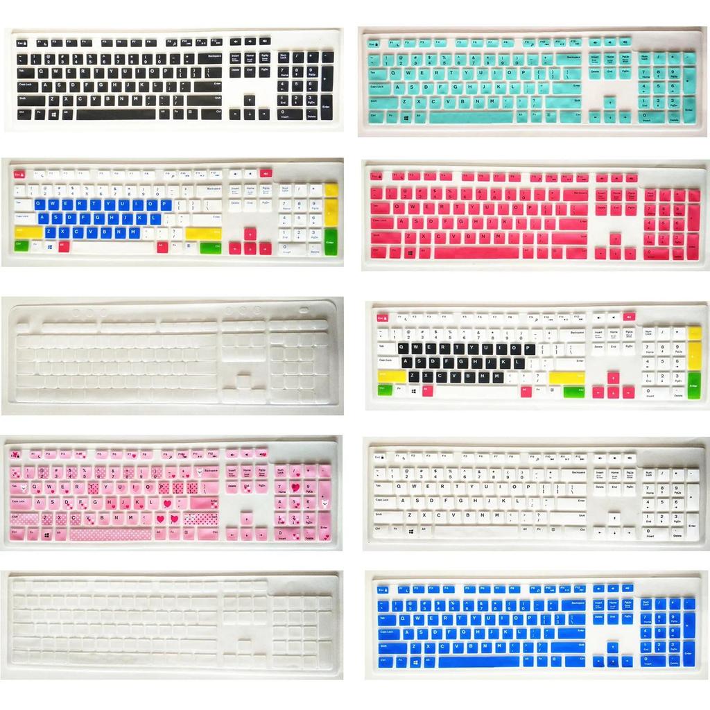 Custom Fit Keyboard Skin Protector for Dell KB216P/KB216T/KM636 Models
