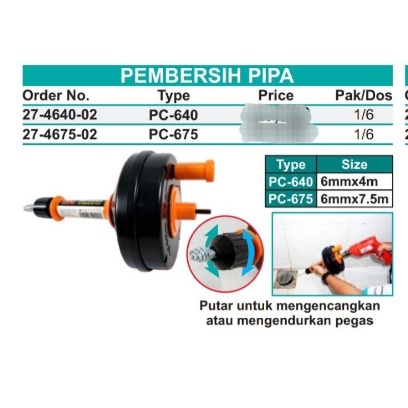 Wipro Pembersih Pipa Tersumbat PC-640 / PC-675 - Pipe Cleaner Wipro