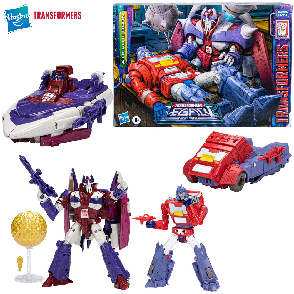 [In-Stock] Hasbro Transformers Legacy A Hero is Born Alpha Trion & Orion Pax 2-Pack-Set Exclusive An