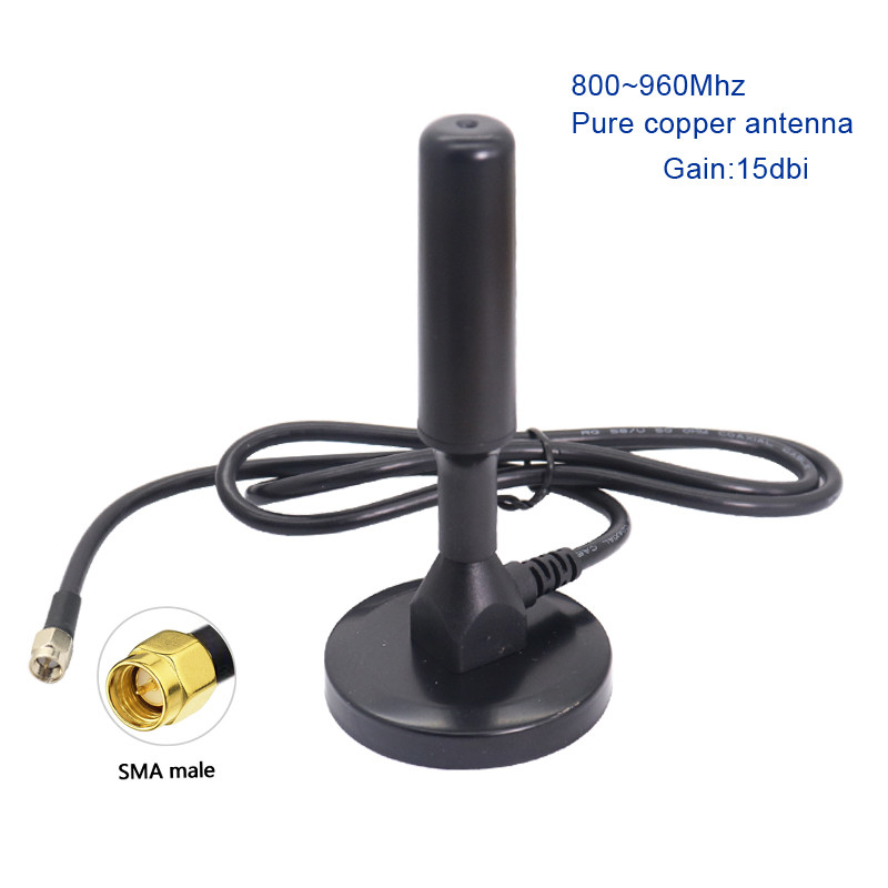 Strong Magnetic 800~960Mhz 868Mhz 915Mhz Lora Antenna Omni WiFi Outdoor Indoor Waterproof Amplifer A