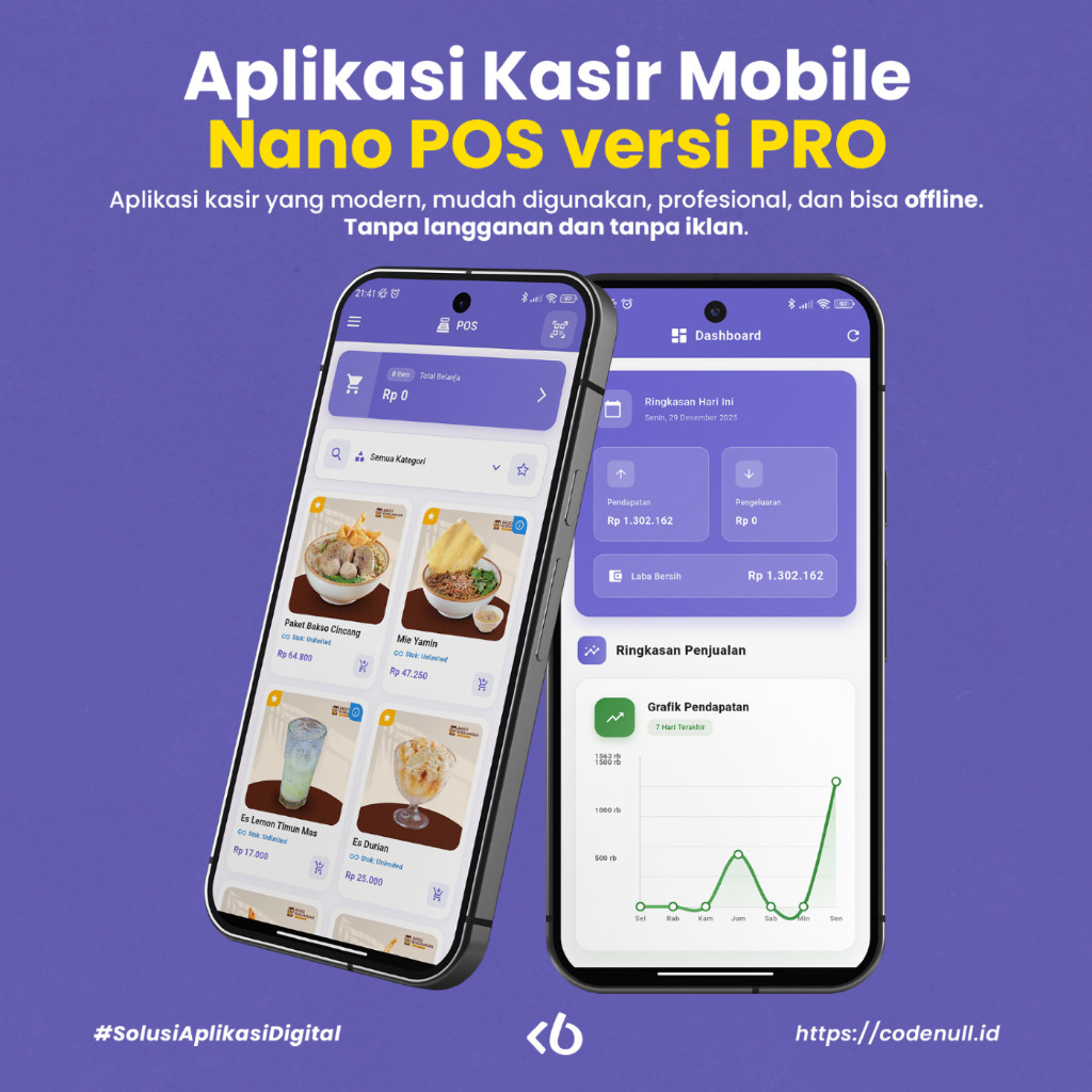 Aplikasi Kasir Android - Nano POS Versi Pro