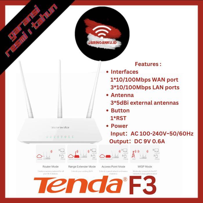 Router Tenda F3