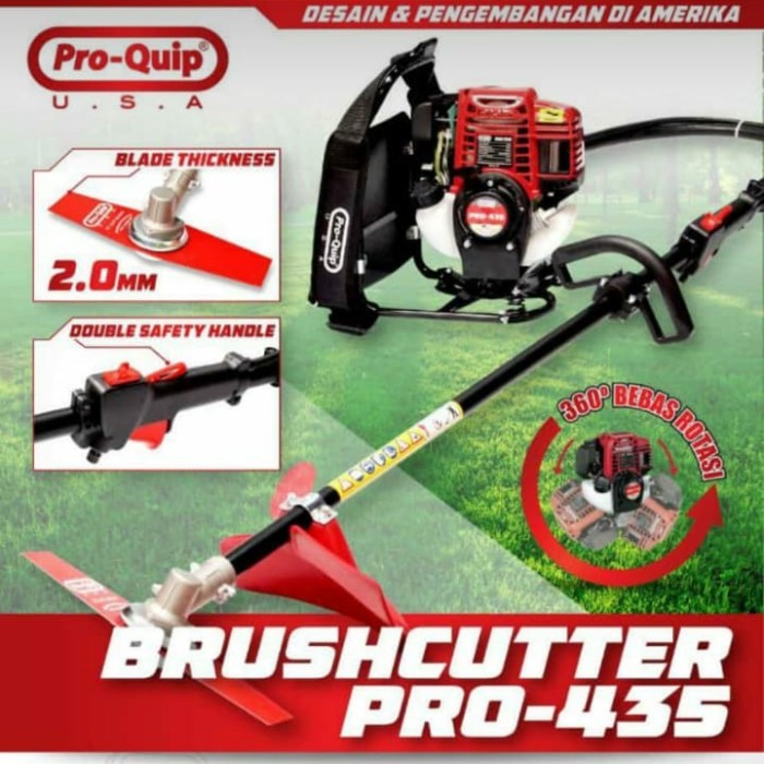 Fullset Lengkap Mesin Pemotong Rumput 4 tak Mesin Potong Rumput 4 tak PROQUIP PRO4  Babat Rumput