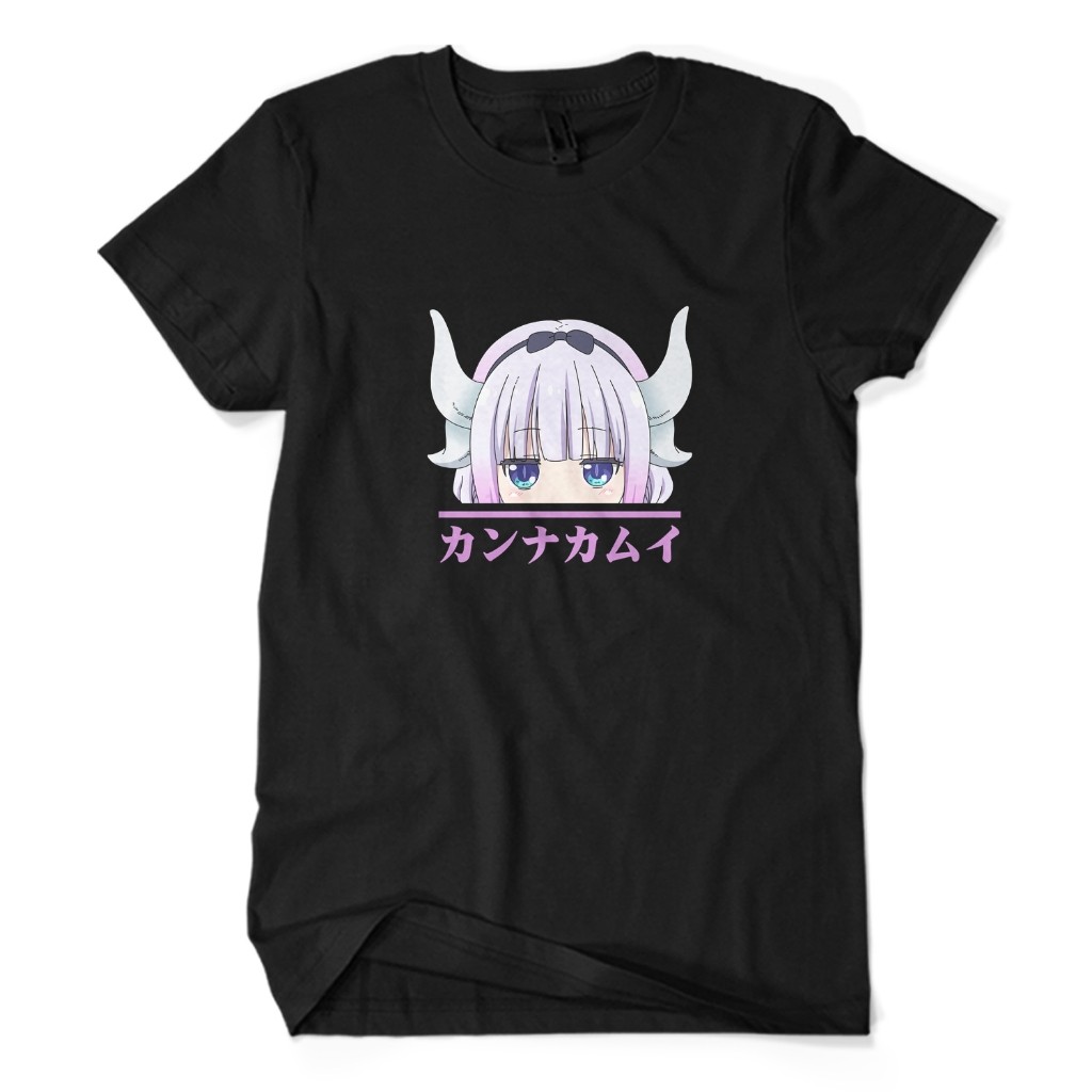 Kaos Pria Premium KANNA PEEKER MISS KOBAYASHI'S DRAGON DAGON MAID - Baju Anime Manga Otaku Jepang