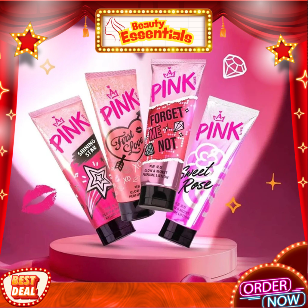 BEAUTY Pink Skin Perfume Lotion 180ml Serum Lotion 70ml