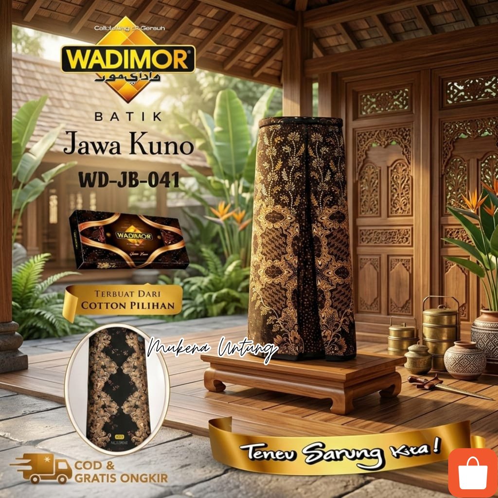 Samping / Sarung Wadimor Original - Sarung Sholat Dewasa Motif Modern