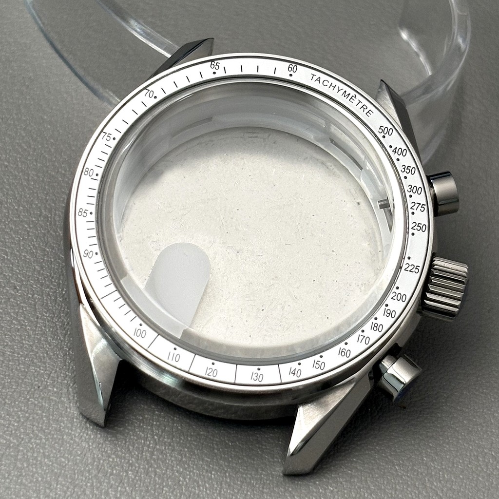 VK63 case 39.7mm moon metal case ronograph case bezel,VK63 Fashion Business wat sealed back moon wat
