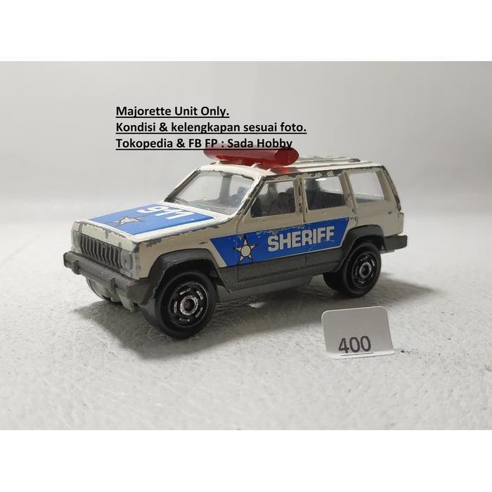 Majorette Jeep Cherokee 911 Sheriff Blue